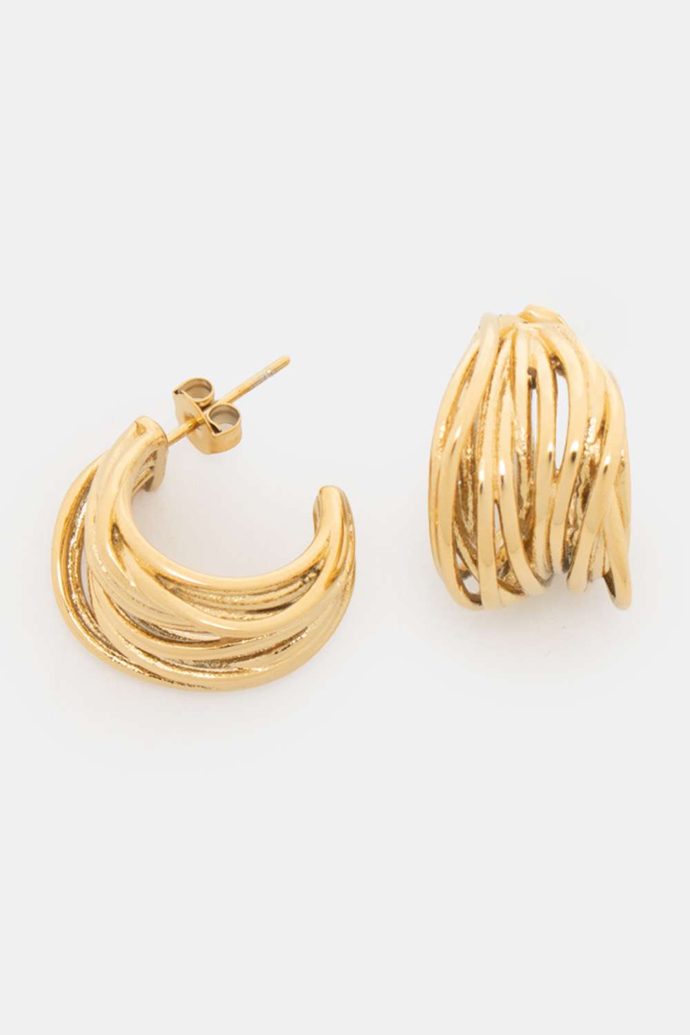 Σκουλαρίκια Κρίκοι - Χρυσό