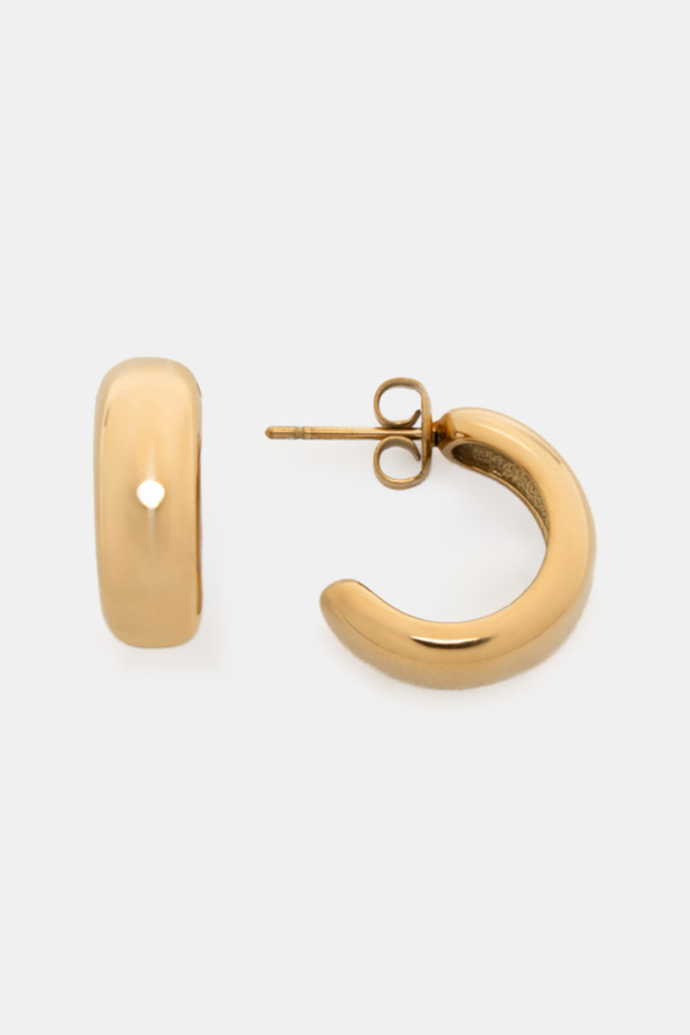 Luigi - ΣΗΜΑΝΤΙΚΟ: Σε περίπτωση διαφοράς τιμής από το κατάστημα ισχύει παντα και μόνο η τιμή του καταστήματος Σκουλαρίκια Κρίκοι - Χρυσό