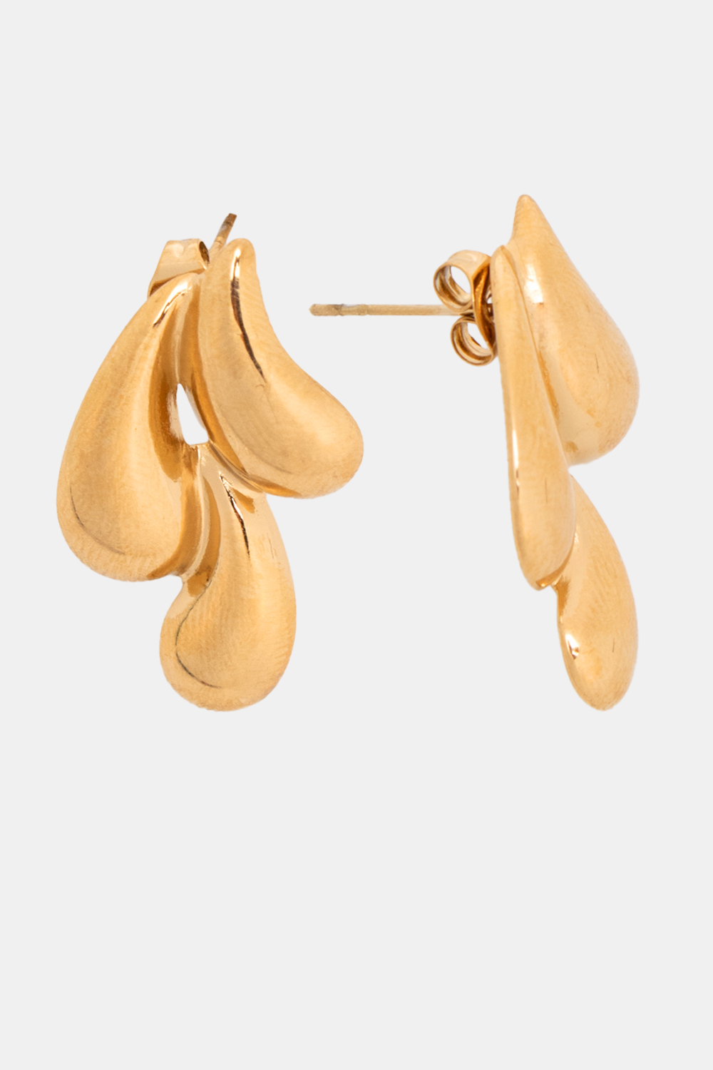 Σκουλαρίκια σε Σχήμα Σταγόνες - Χρυσό