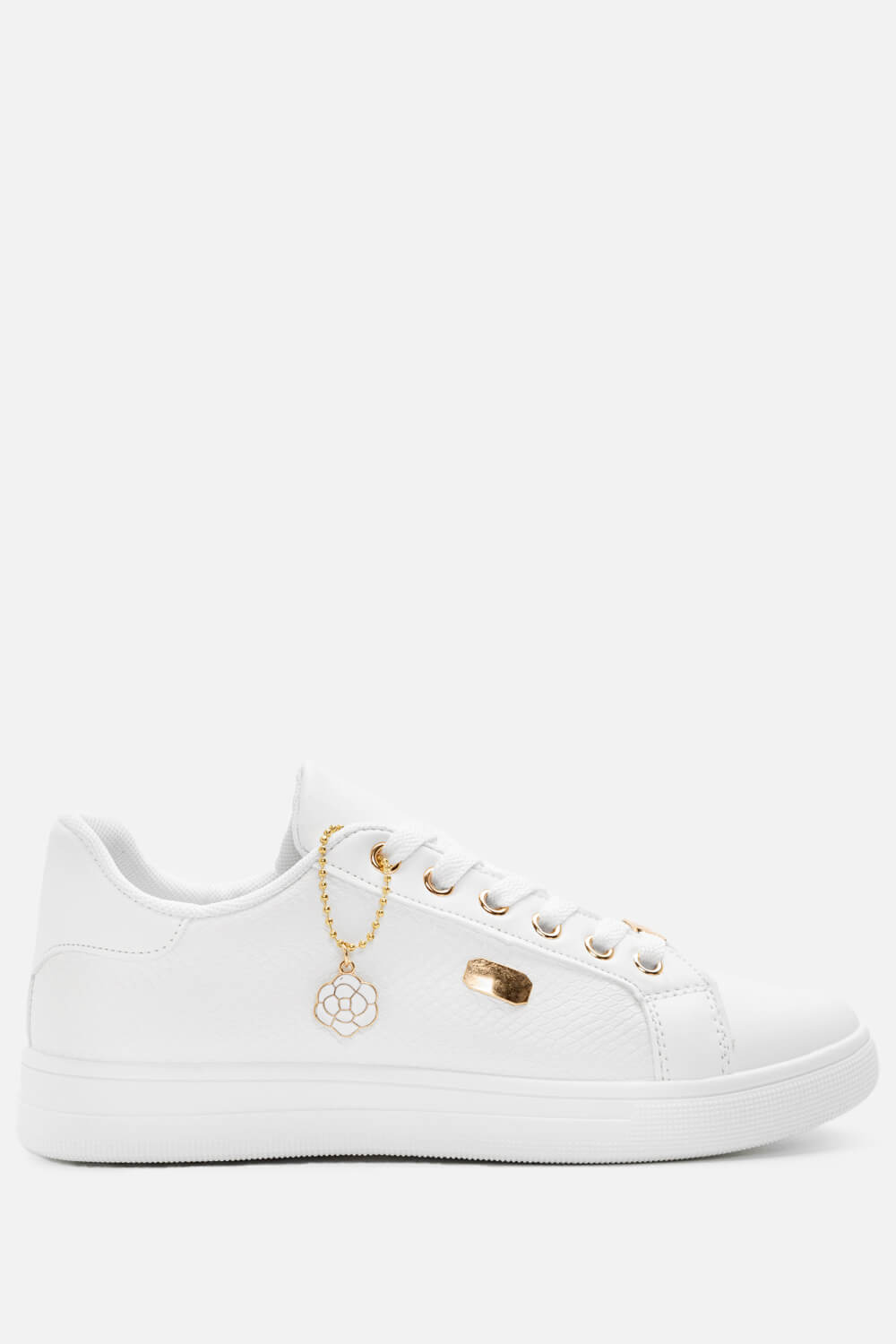 Luigi - ΣΗΜΑΝΤΙΚΟ: Σε περίπτωση διαφοράς τιμής από το κατάστημα ισχύει παντα και μόνο η τιμή του καταστήματος Sneakers Basic Snake Print - Λευκό