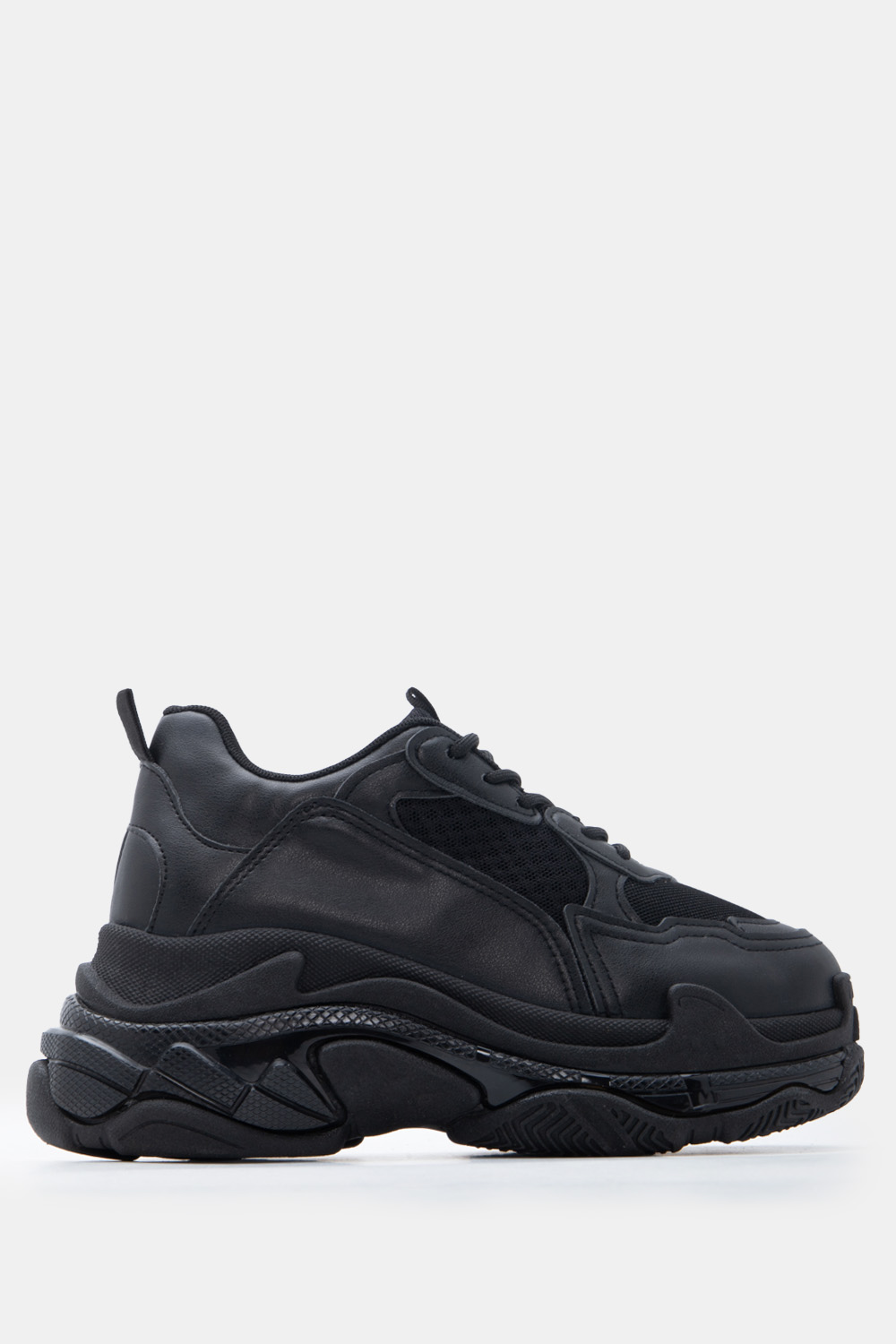 Sneakers Chunky Δίσολα - Μαύρο