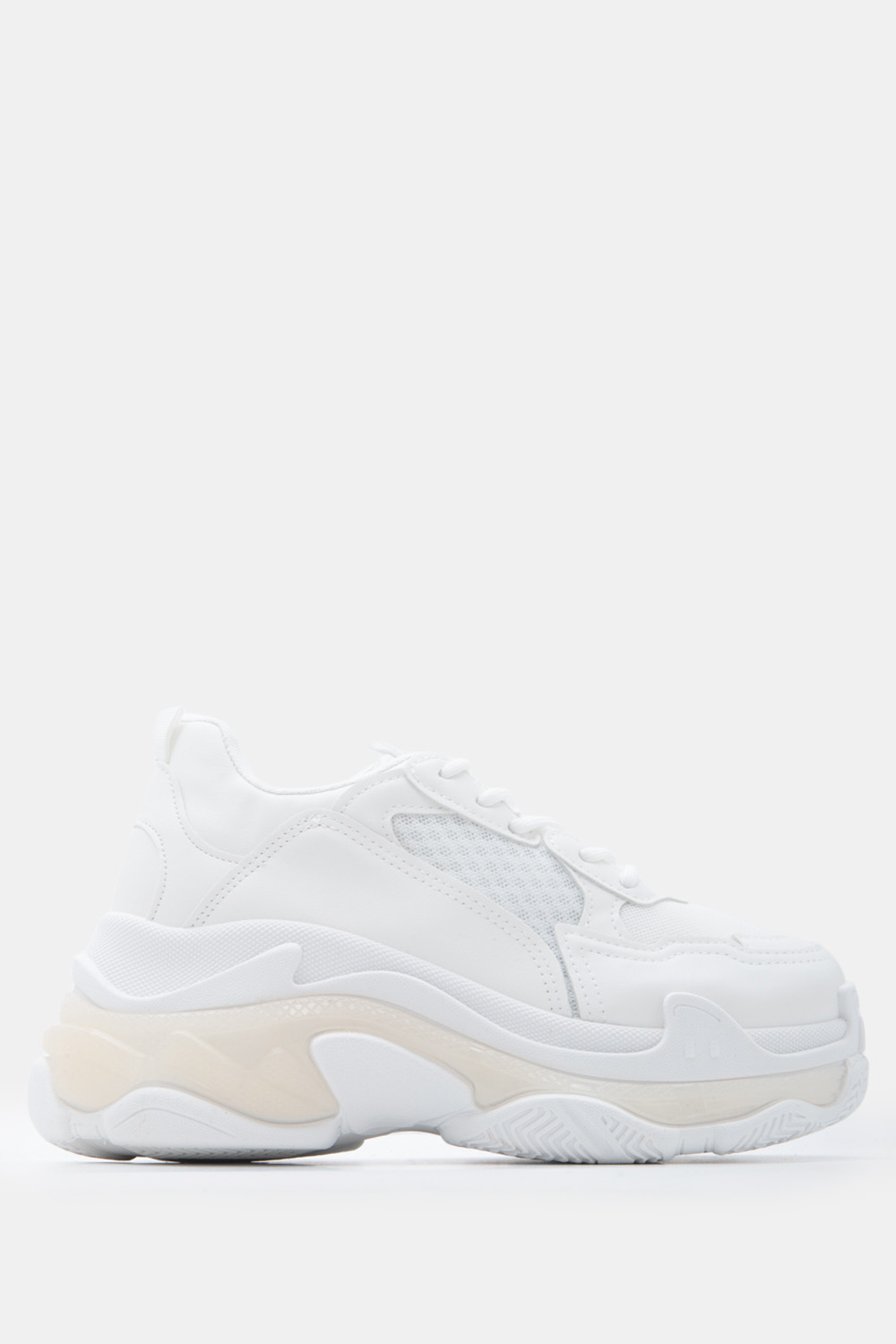 Sneakers Chunky Δίσολα - Λευκό
