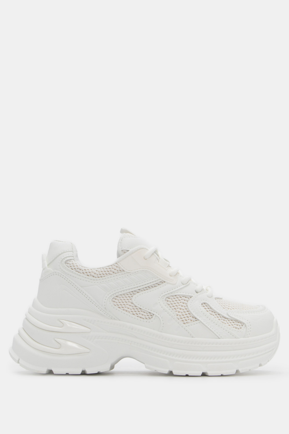 Luigi - ΣΗΜΑΝΤΙΚΟ: Σε περίπτωση διαφοράς τιμής από το κατάστημα ισχύει παντα και μόνο η τιμή του καταστήματος Sneakers Chunky με Δίχτυ - Λευκό