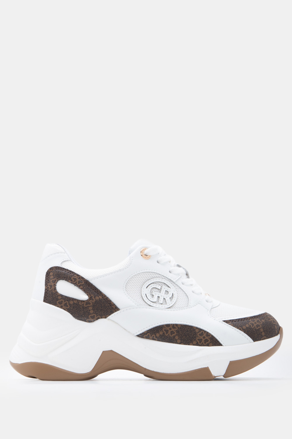 Sneakers Chunky σε Συνδυασμό Χρωμάτων - Λευκό