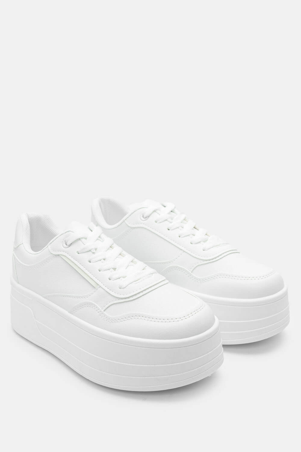 Luigi - ΣΗΜΑΝΤΙΚΟ: Σε περίπτωση διαφοράς τιμής από το κατάστημα ισχύει παντα και μόνο η τιμή του καταστήματος Sneakers Δίσολα Μονόχρωμα - Λευκό