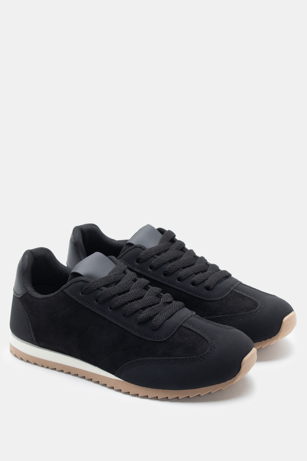 Luigi - ΣΗΜΑΝΤΙΚΟ: Σε περίπτωση διαφοράς τιμής από το κατάστημα ισχύει παντα και μόνο η τιμή του καταστήματος Sneakers Flat - Μαύρο