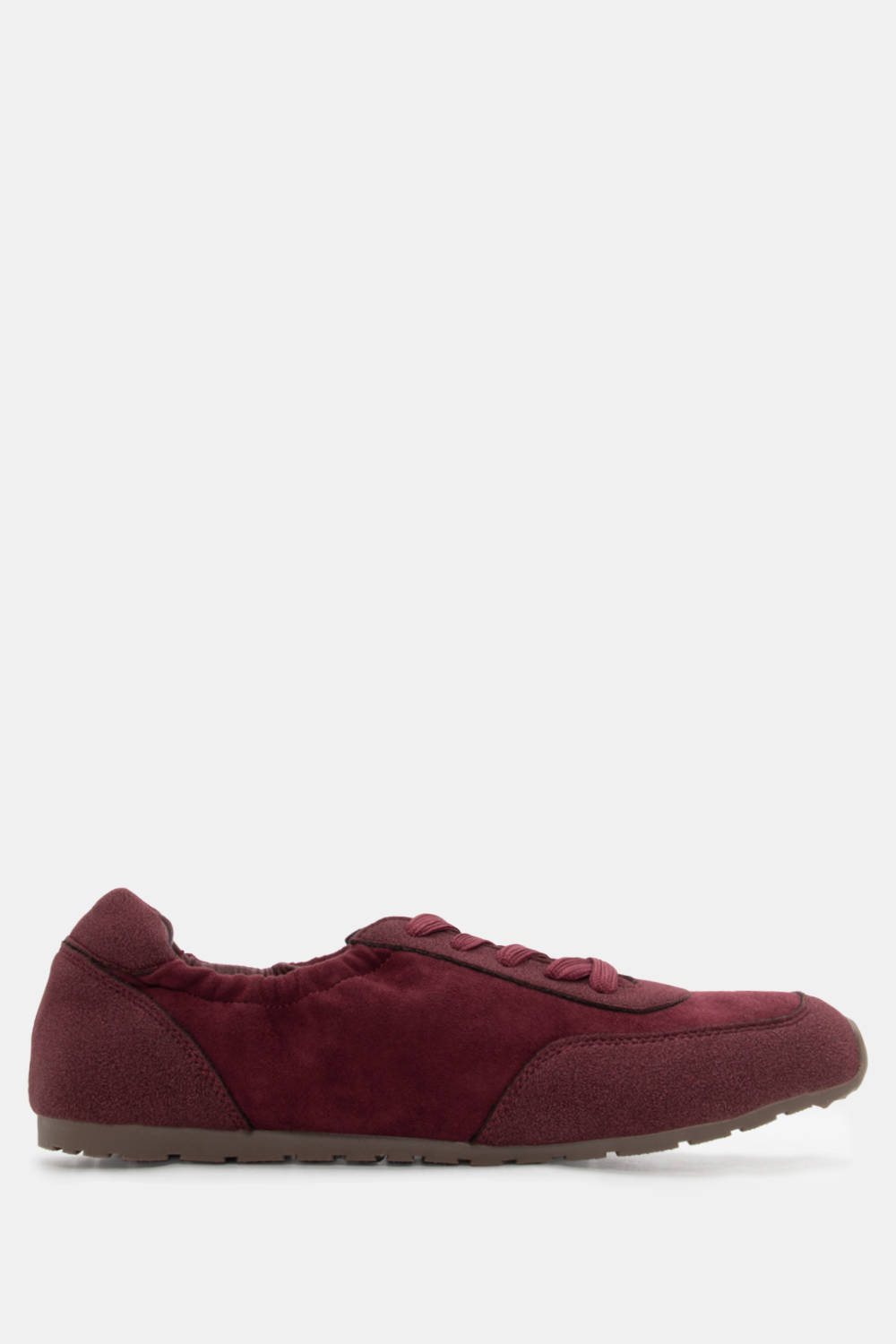 Sneakers Flat με Λάστιχο - Μπορντό