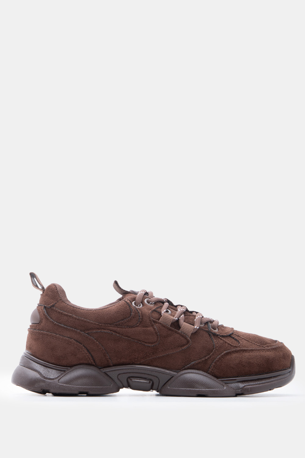 Sneakers Chunky με Κορδόνια Sport - Καφέ Σκούρο