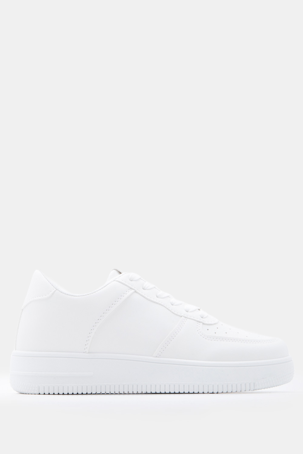 Sneakers με Μεταλλική Λεπτομέρεια - Λευκό