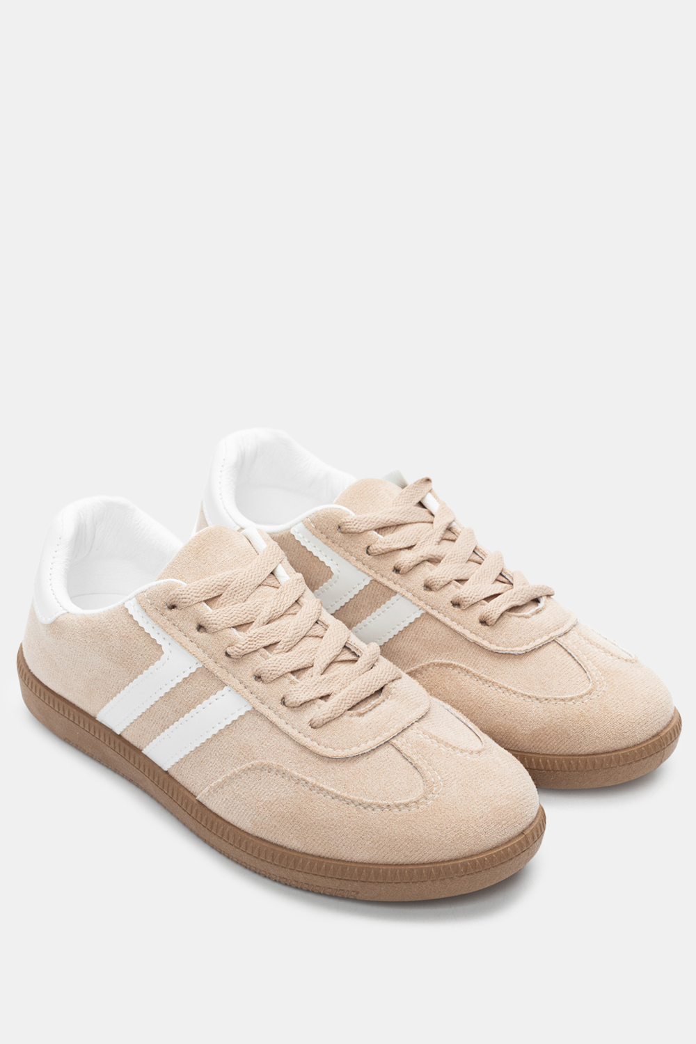 Sneakers με Συνδυασμό Χρωμάτων - Μπεζ