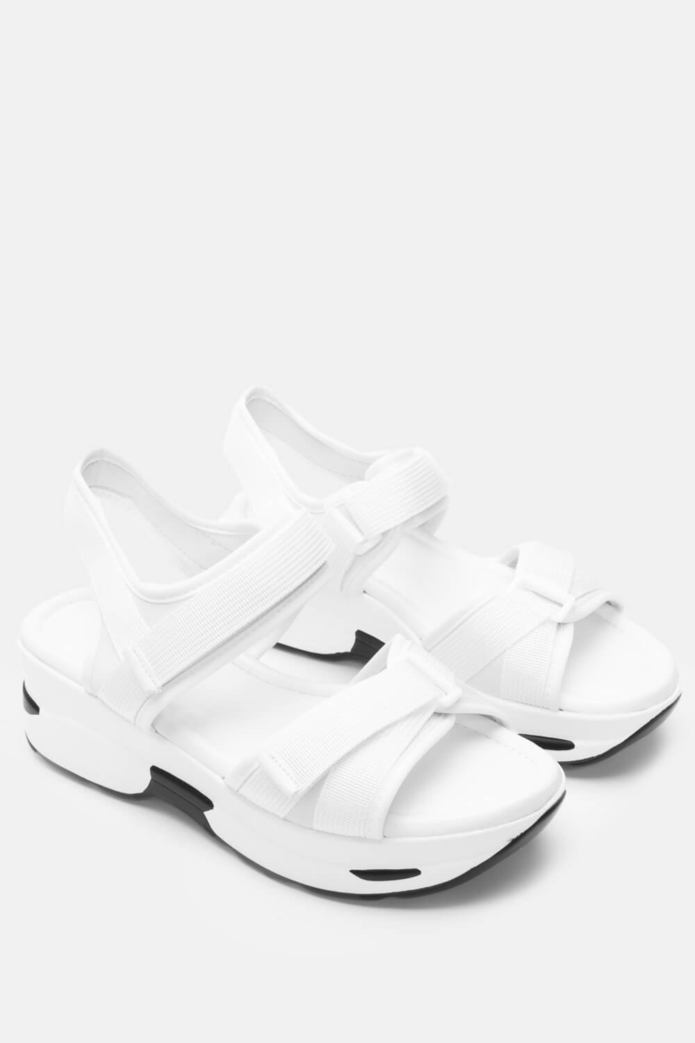 Luigi - ΣΗΜΑΝΤΙΚΟ: Σε περίπτωση διαφοράς τιμής από το κατάστημα ισχύει παντα και μόνο η τιμή του καταστήματος Sneakers Sandals με Λουράκια & Scratch - Λευκό