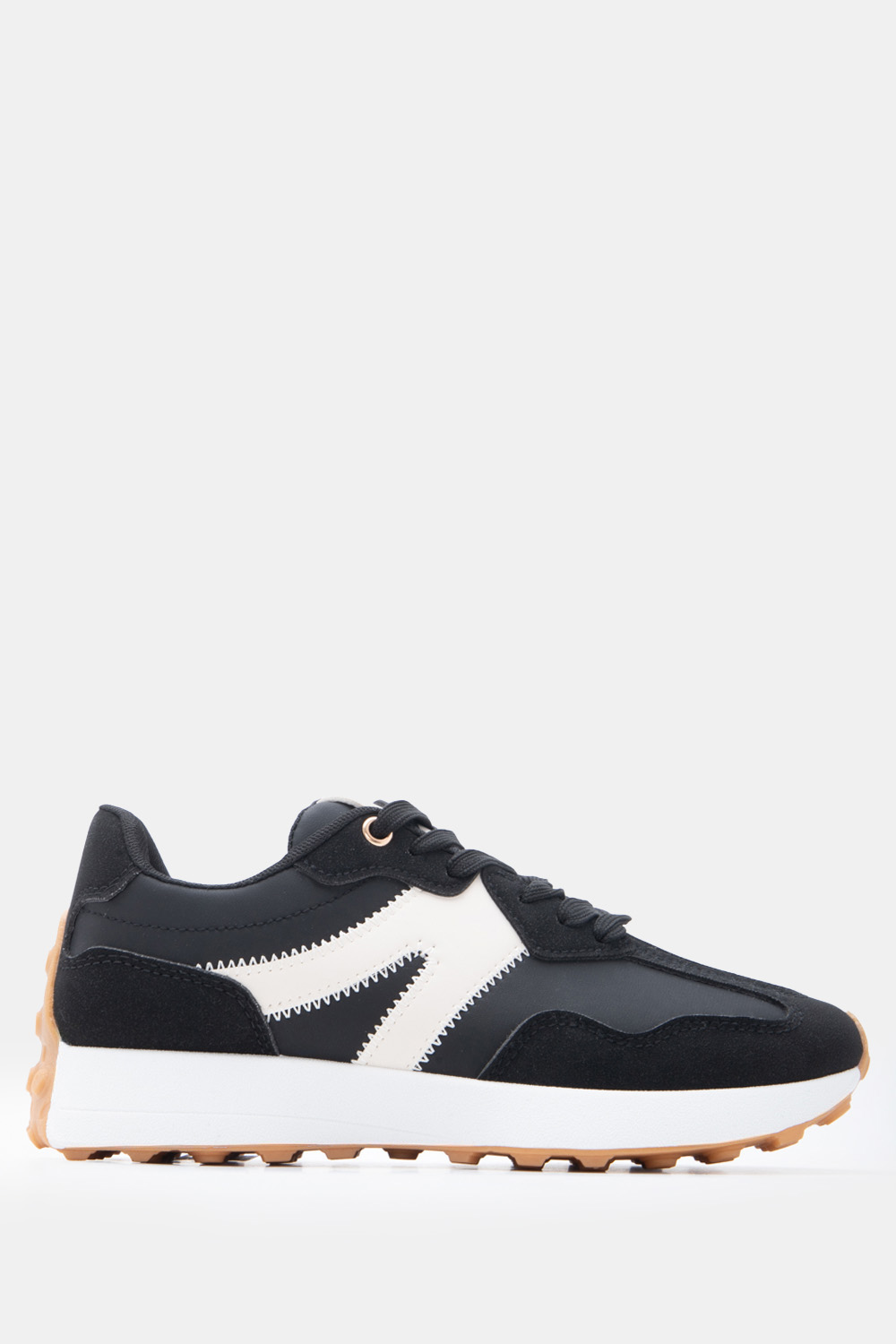 Sneakers σε Συνδυασμό Χρωμάτων - Μαύρο