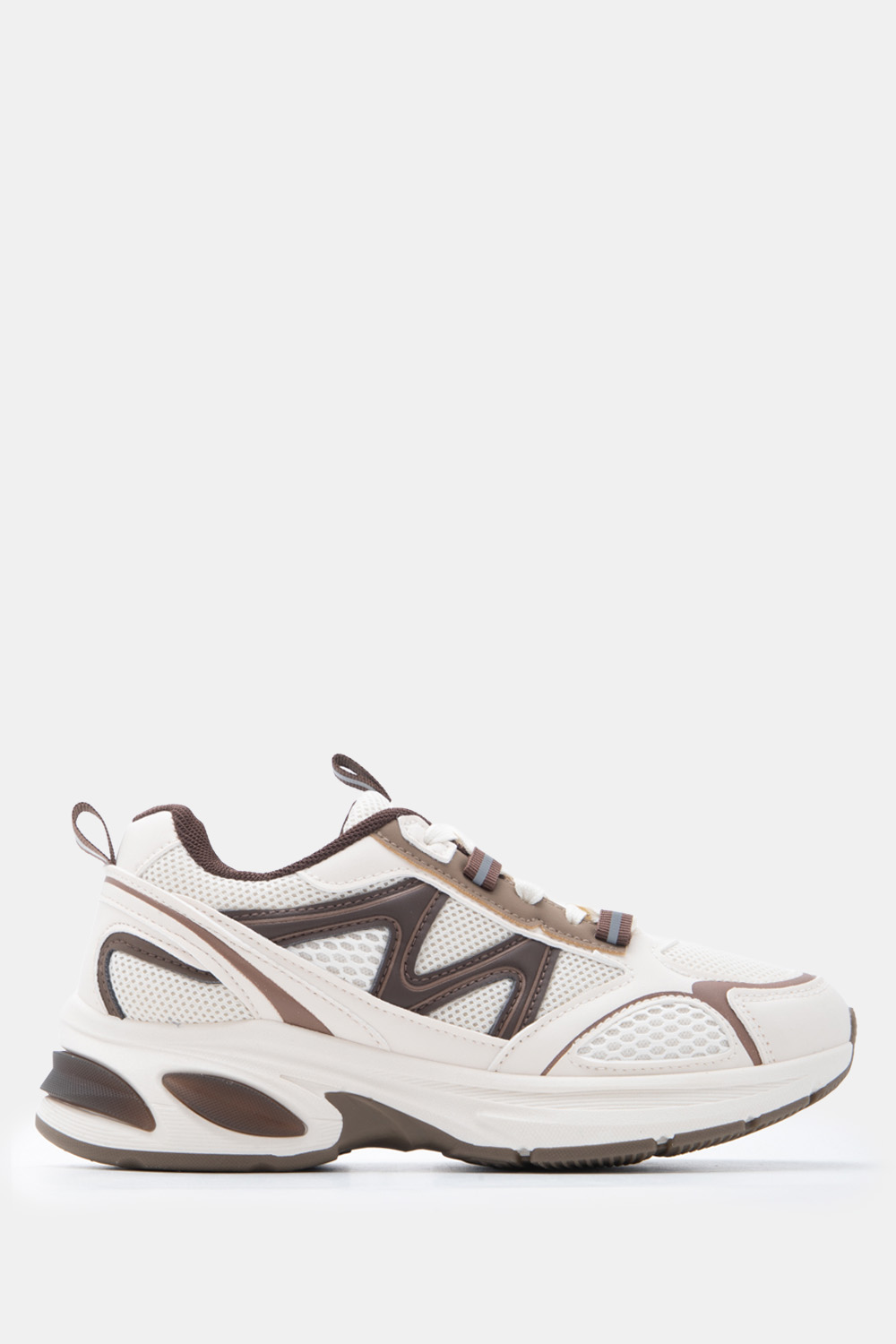 Sneakers σε Συνδυασμό Χρωμάτων - Μπεζ
