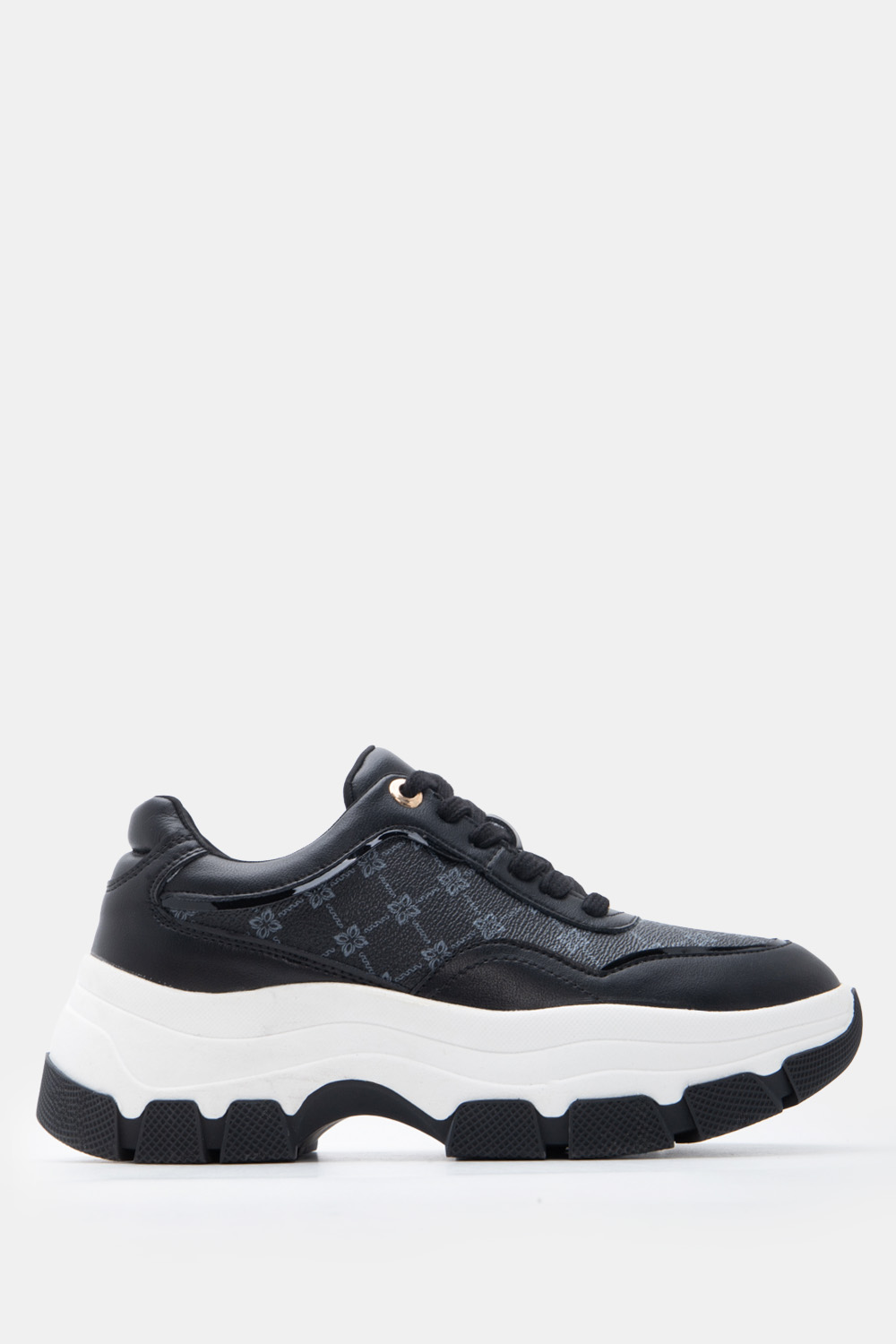 Sneakers σε Συνδυασμό Χρωμάτων & Μεταλλική Λεπτομέρεια 