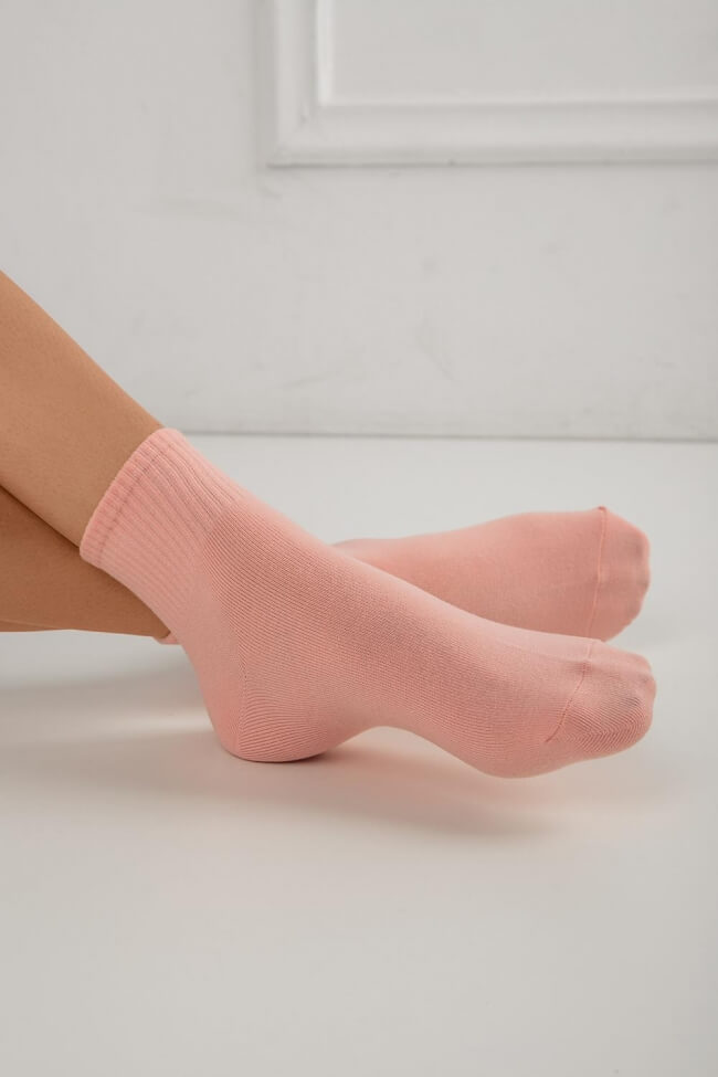 Κάλτσες Κοντές Μονόχρωμες