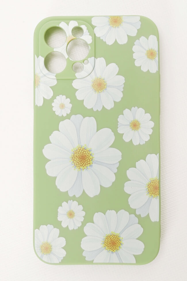 Silicone Case Daisies (IPhone 12Pro)