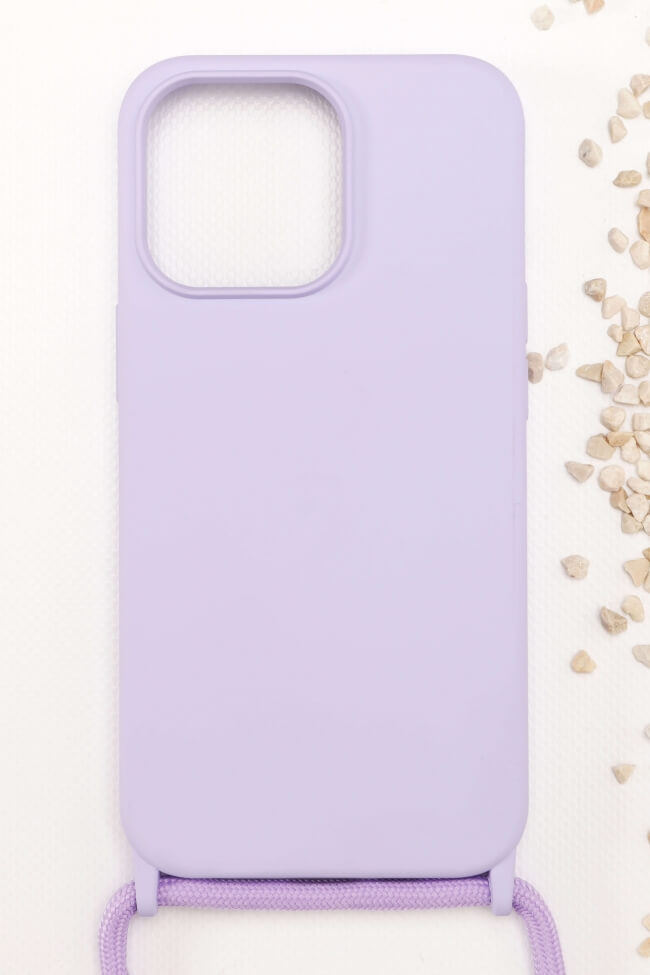 Silicone Case με Κορδόνι (IPhone13ProMax)