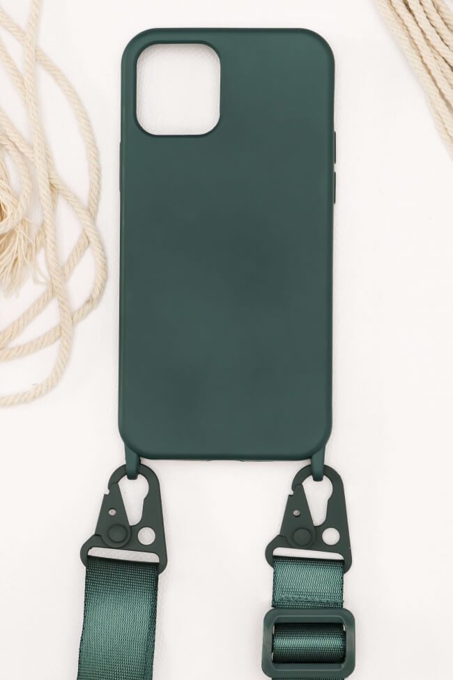 Silicone Case With Strap (IPhone12ProMax)