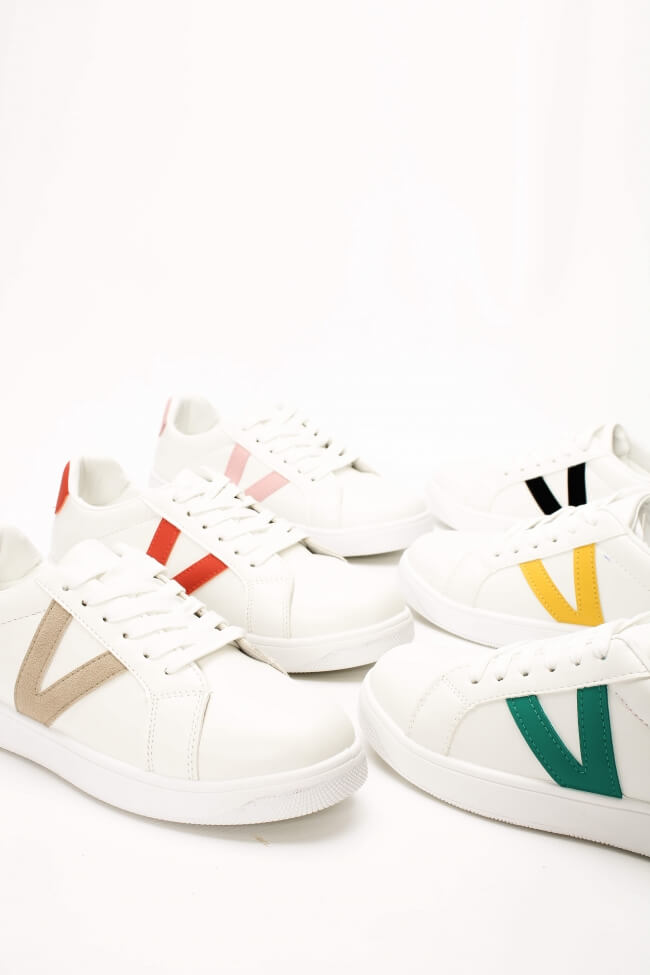 Sneakers Basic με V