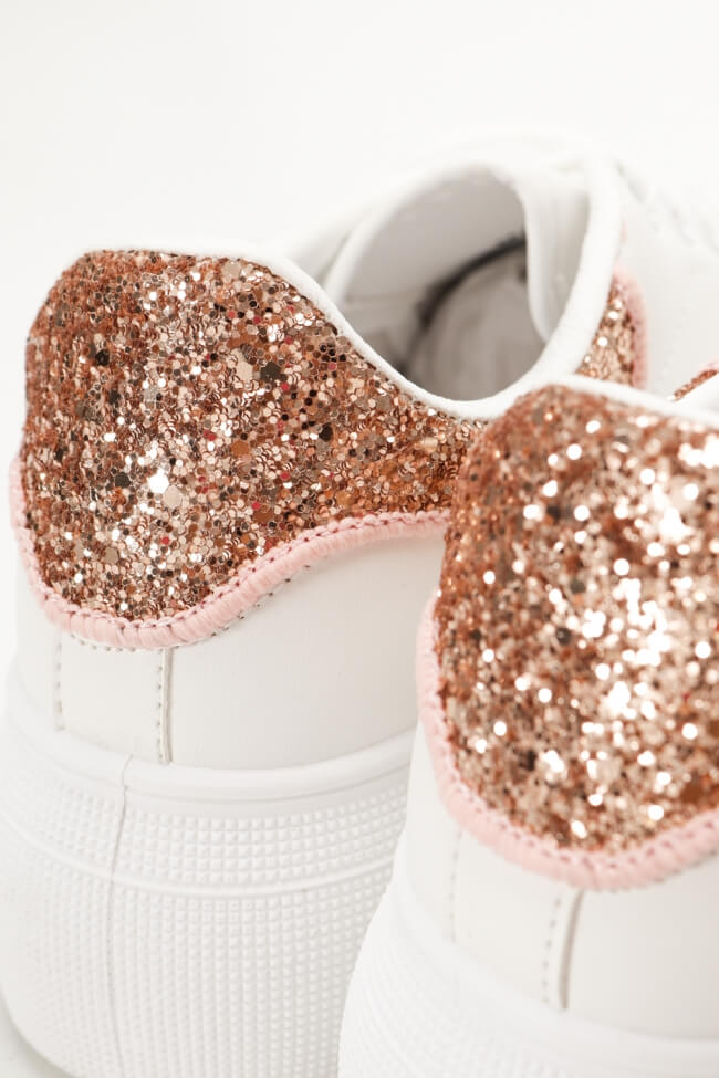 Sneakers Δίσολα με Glitter