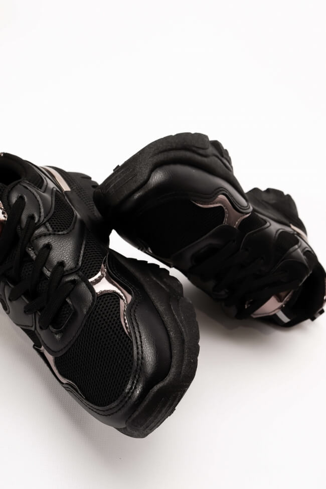 Sneakers με Δίχτυ & Μεταλλική Λεπτομέρεια