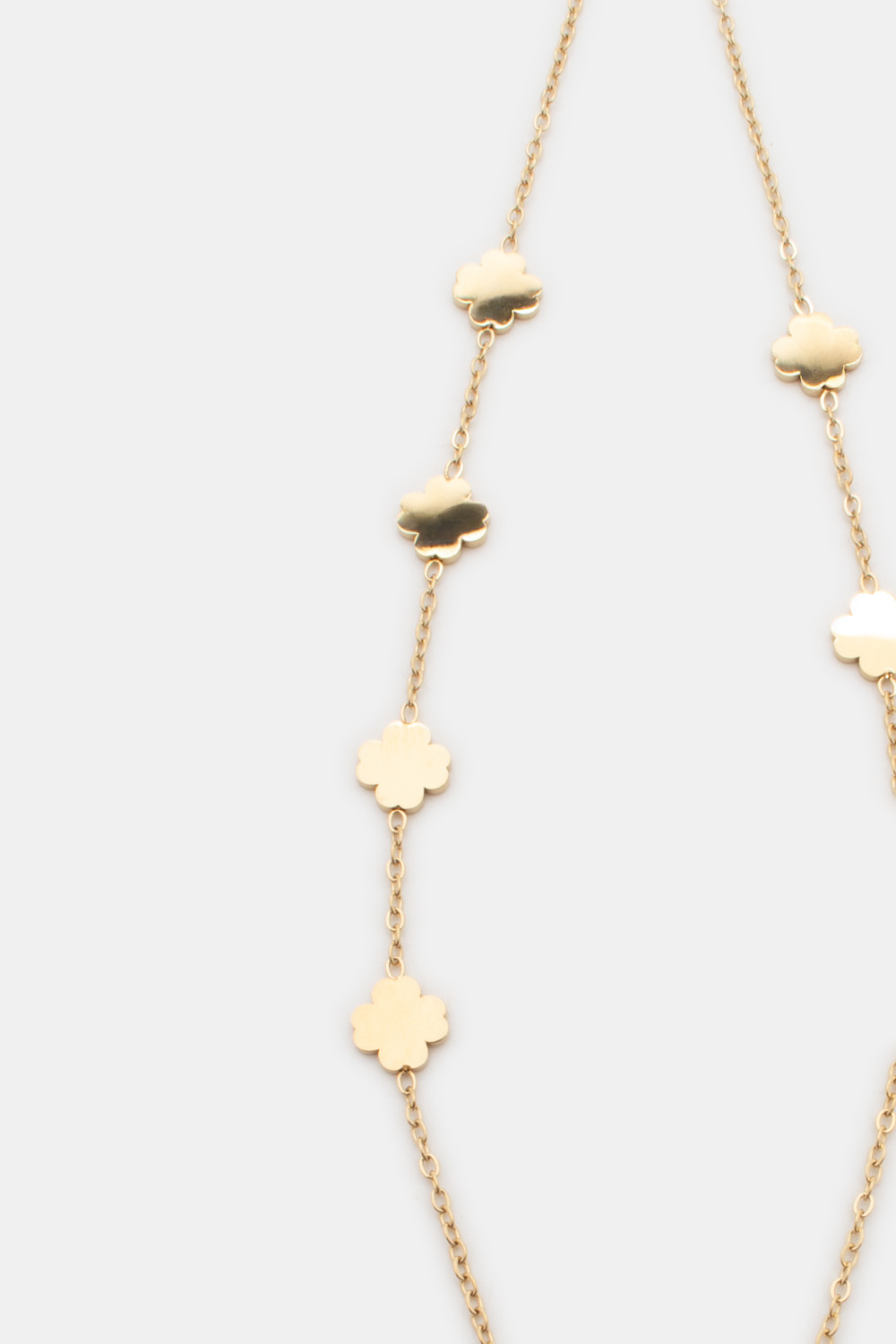 Βραχιόλι με Τετράφυλλα Τριφύλλια - Χρυσό